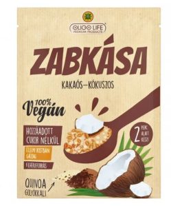 Oligolife vegán zabkása kakaó kókusz édesítoszerekkel 65 g