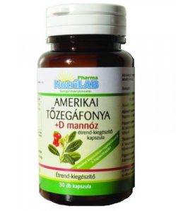 Nutrilab amerikai tozegáfonya+d mannóz vega 30 db