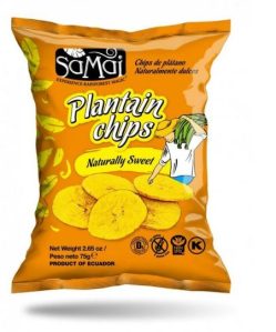 Samai plantain főzőbanán chips natúr édes 75 g