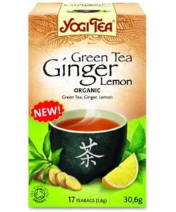 YOGI TEA Zöld Tea Gyömbérrel Citrommal 17 filter