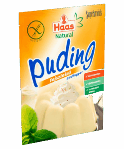Haas natural pudingpor tejszín ízu 40 g