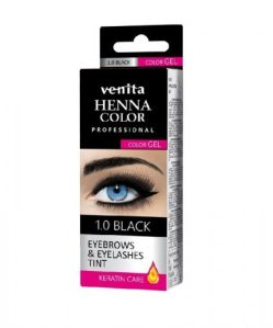 Venita henna color gyógynövényes szemöldök festék 1.0 fekete 15 g