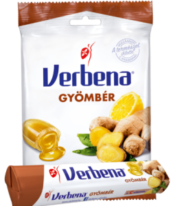 Verbena sugar free gyömbér töltött cukorka 60 g