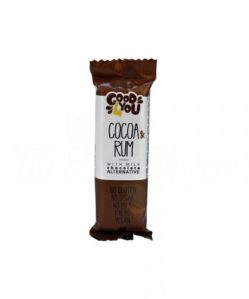 Good4You Kakaós-rumos ízű szelet kókusz alapú mártócsokoládéval, édesítőszerrel 25 g