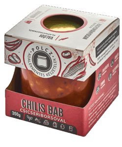 Polcz chilis bab csicseriborsóval adalékmentes készétel 350 g
