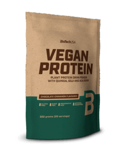 Biotech vegan protein csoki-fahéj ízu fehérje italpor 500 g