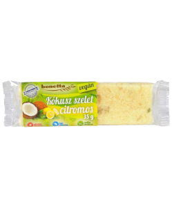 Bonetta vegán kókusz szelet citromos 35 g