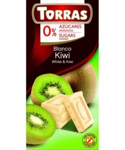 Torras gluténmentes kiwis fehércsokoládé hozzáadott cukor né 75 g