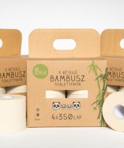 Perga 3 rétegű bambusz toalettpapír 4 db