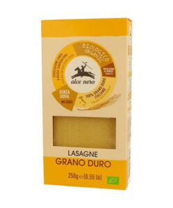 Alce Nero bio lasagne durum búzadarából 250 g