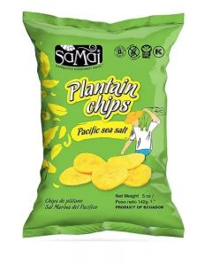 Samai plantain főzőbanán chips tengeri sós nagy kiszerelés 142 g