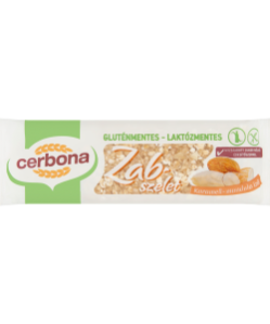 Cerbona gluténmentes karamell-mandula ízu zabszelet 40 g