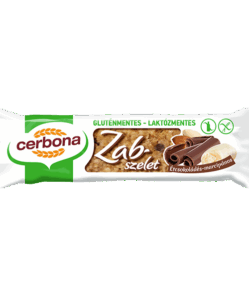 Cerbona gluténmentes étcsokoládés-marcipános zabszelet 40 g
