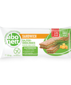 Abonett sandwich sajtos-snidlinges 26 g