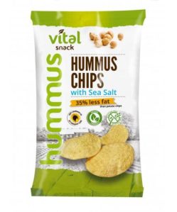 Vital humusz chipsz tengeri sóval 65 g