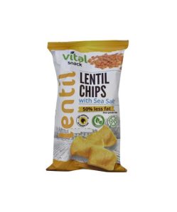 Vital lencse chips tengeri sóval 65 g
