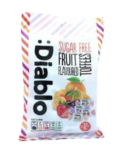 Diablo cukormentes gyümölcskaramella édesítőszerrel 75g