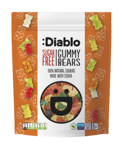 Diablo cukormentes gumimaci cukorkák, édesítőszerrel 75 g