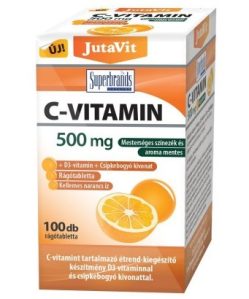 Jutavit c-vitamin 500 mg rágótabletta 100 db
