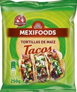 Mexifoods kukorica tortilla 15 cm 250 g