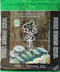 Yaki sushi nori pörkölt algalap 25 g