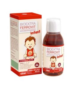 Bioextra ferrovit infant speciális gyógyászati célra szánt élelmiszer, csecsemők vashiányos állapota esetén 120 ml