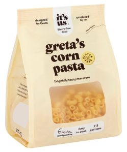 Its us gretas gluténmentes kukorica száraztészta macaroni szarvacska 200 g