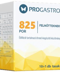Progastro 825 por felnőtteknek élőflórát tartalmazó étrend-kiegészítő készítmény 10+1 db tasak
