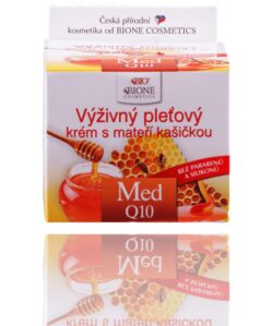 Bione Cosmetics Honey + Q10 tápláló krém méhpempővel 51ml