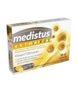 Medistus antivirus lágypasztilla méz-citrom ízben 10 db