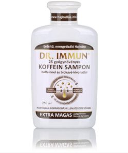 Dr. immun 25 gyógynövényes hajsampon koffeinnel és biokávé kivonattal 250 ml
