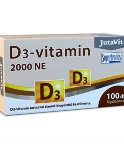 Jutavit d3 vitamin 2000 NE lágykapszula 100 db