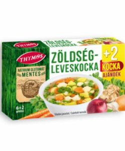 Thymos leveskocka zöldség n.g.mentes 6+2 grátisz 80 g