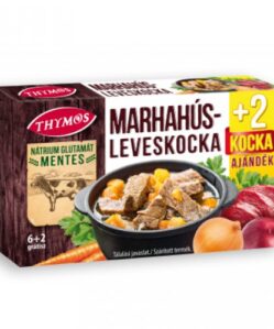Thymos leveskocka marhahús nátrium glutamát mentes 6+2 grátisz 80 g