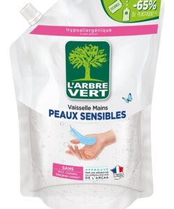 Larbre Vert mosogatószer érzékeny bőrre utántöltő 1000 ml