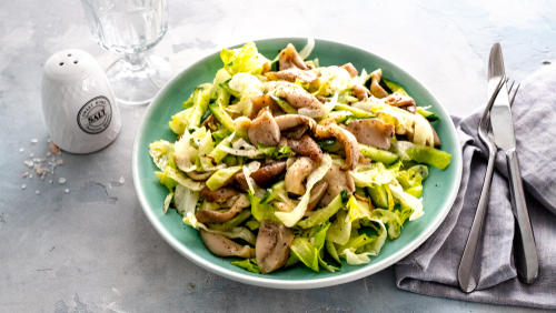 salad,with,oyster,mushrooms
