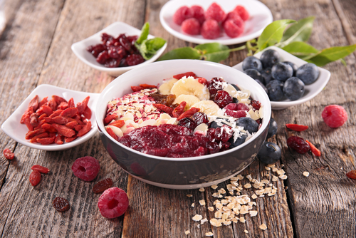 mogyorós acai tál