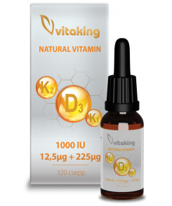 Vitaking D3+K2+K1 vitamin csepp