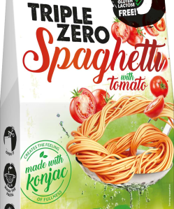 Forpro zero kalóriás tészta - spaghetti paradicsommal cukor/zsír/laktóz/glutén/szójamentes 270 g