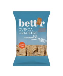Bettr bio vegán gluténmentes quinoa kréker füstölt paprika 100 g