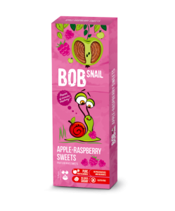 Bob Snail gyümölcstekercs alma-málna 30 g