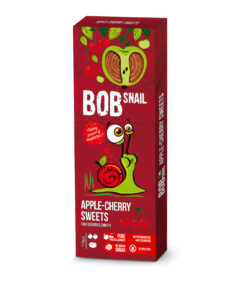 Bob Snail gyümölcstekercs alma-meggy 30 g