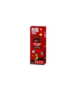 Bob Snail gyümölcs snack étcsokoládéban alma-meggy 30 g