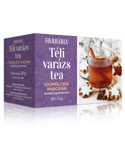 Herbária téli varázs gyümölcs-marcipán ízű tea 20x1,5g 30 g