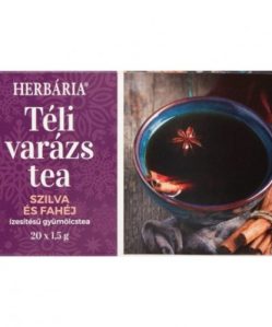 Herbária téli varázs szilva-fahéj ízű tea 20x1,5g 30 g