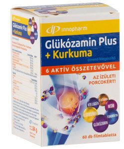 Innopharm glükózamin plus kurkuma filmtabletta 60 db
