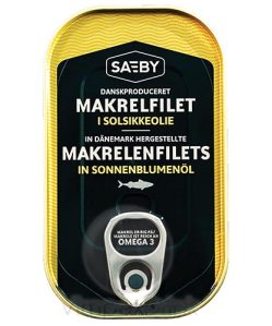 Saeby makrélafilé napraforgó olajban 125 g