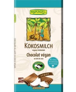 Rapunzel bio kókusztejes csokoládé kókuszvirág cukorral 80 g