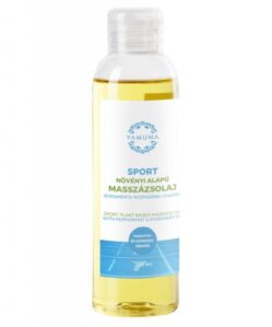 Yamuna növényi masszázsolaj Sport, borsmenta-rozmaring olajjal 250ml
