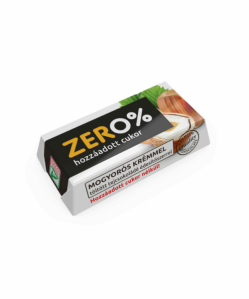 Szerencsi zero mogyoró ízu krémmel töltött tejcsokoládé édesítoszerrel 21 g